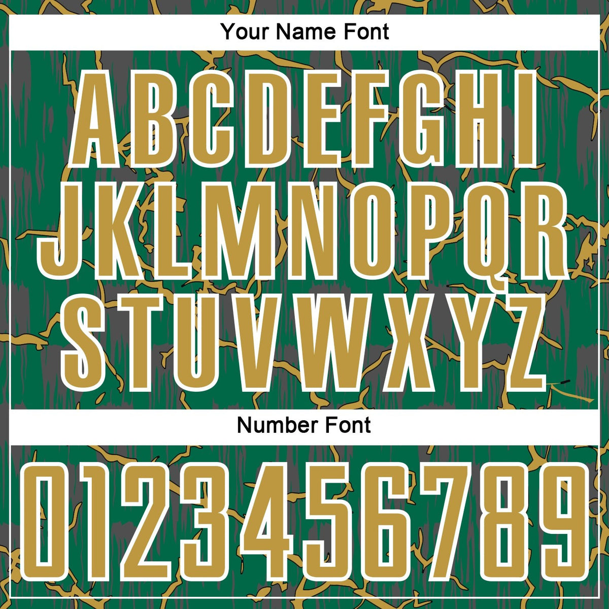 Custom Kelly Green Old Gold-White Lightning Sublimation Soccer Uniform Jersey photo 6