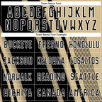 Custom Vegas Gold Black-White Lines Sports Sublimation Soccer Uniform Jersey photo 4