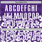 Custom White Purple Animal Leopard Print Sports Sublimation Soccer Uniform Jersey photo 5