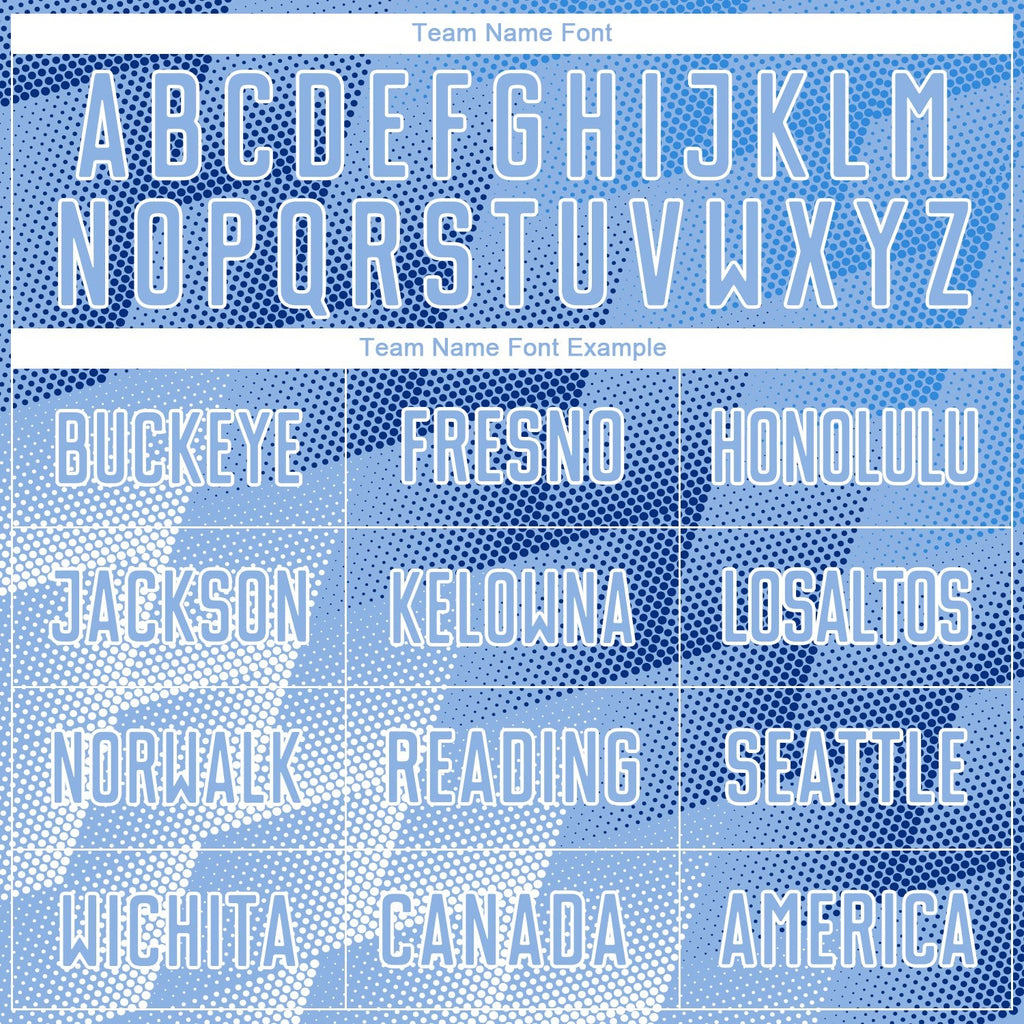 Custom Light Blue Royal-White Argentina Round Sports Sublimation Soccer Uniform Jersey photo 4