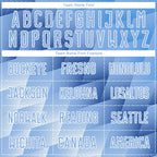 Custom Light Blue Royal-White Argentina Round Sports Sublimation Soccer Uniform Jersey photo 4