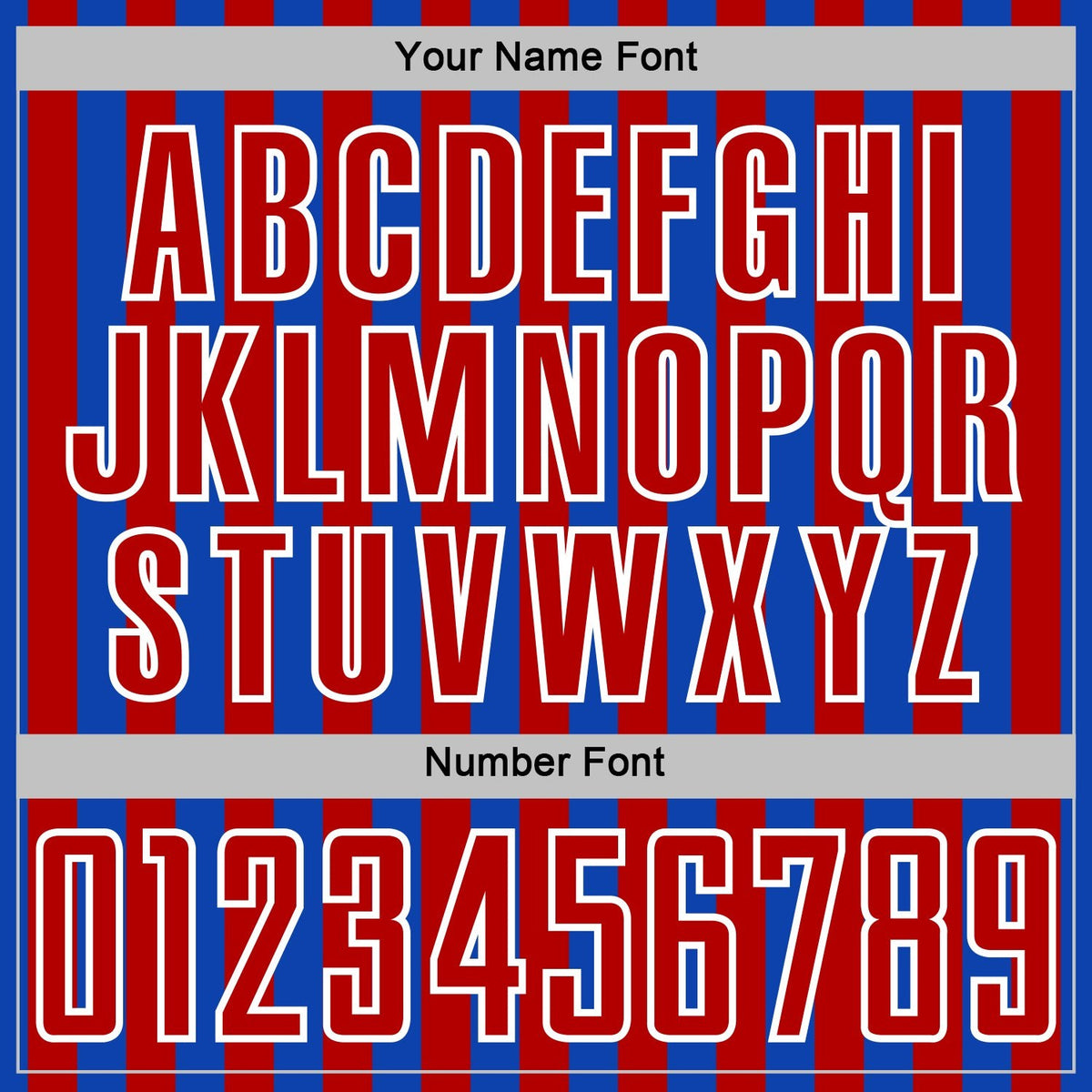 Custom Thunder Blue Red-White Stripe Sports Sublimation Soccer Uniform Jersey photo 5