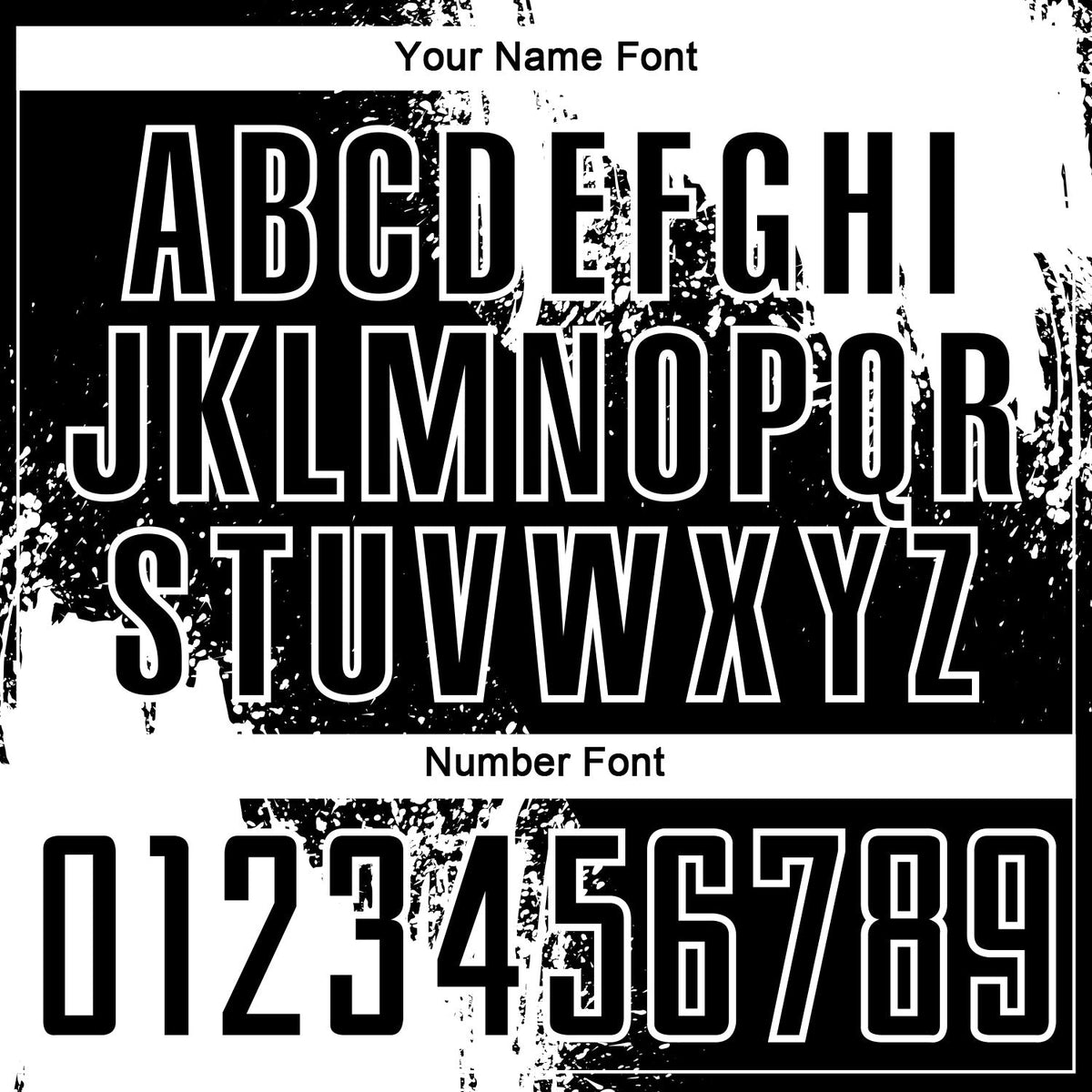 Custom Black White Abstract Brush Stroke Sports Sublimation Soccer Uniform Jersey photo 5