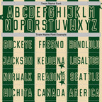 Custom Green Cream Stars And Stripes Sports Sublimation Soccer Uniform Jersey photo 4