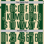 Custom Green Cream Stars And Stripes Sports Sublimation Soccer Uniform Jersey photo 5