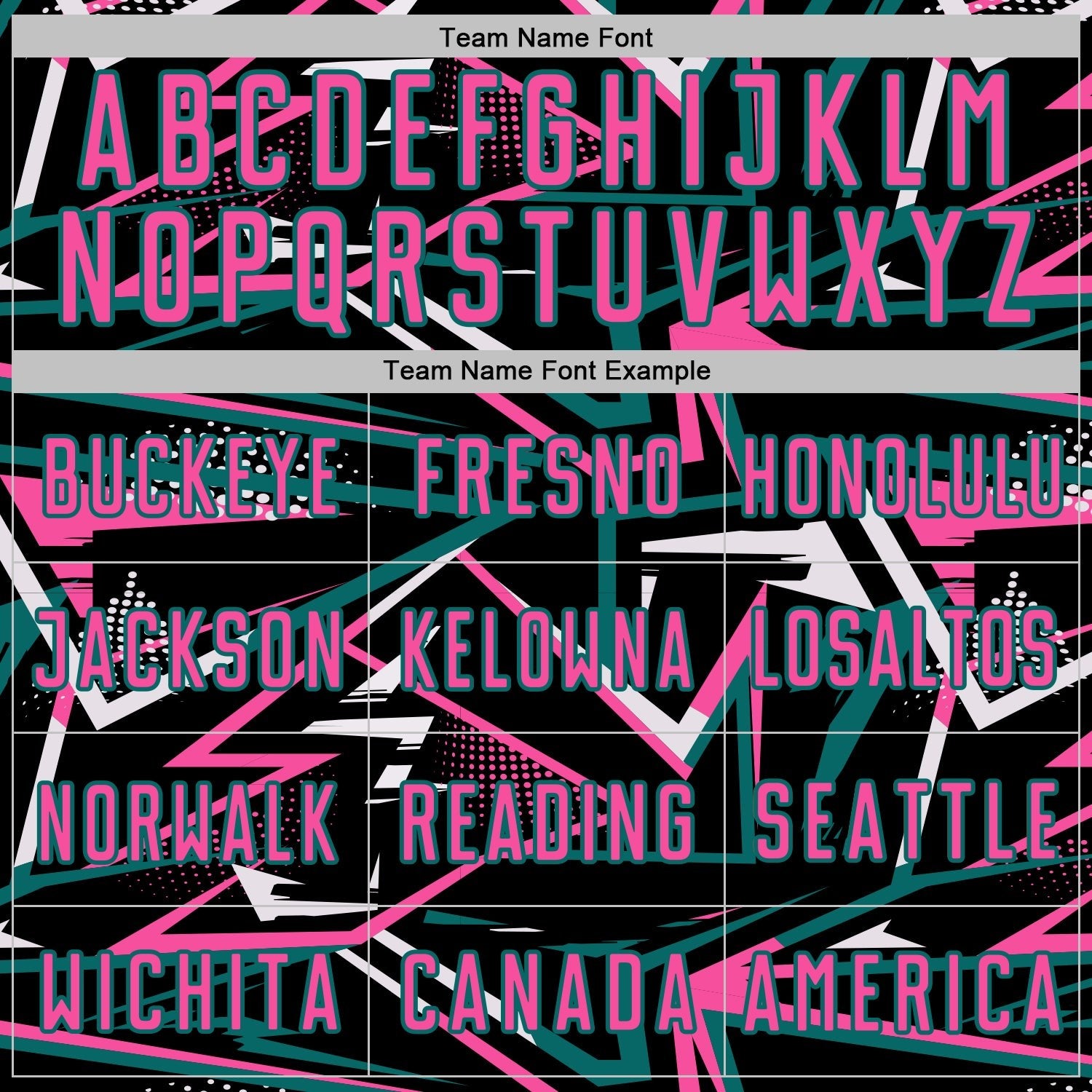 Custom Black Pink Teal-White Abstract Geometric Stripes Sports Sublimation Soccer Uniform Jersey photo 4