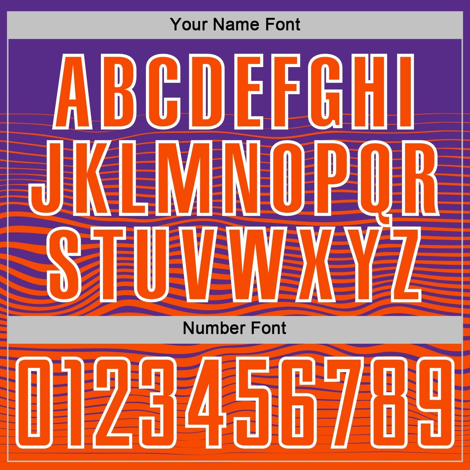 Custom Purple Orange-White Gradient Wave Line Sports Sublimation Soccer Uniform Jersey photo 5