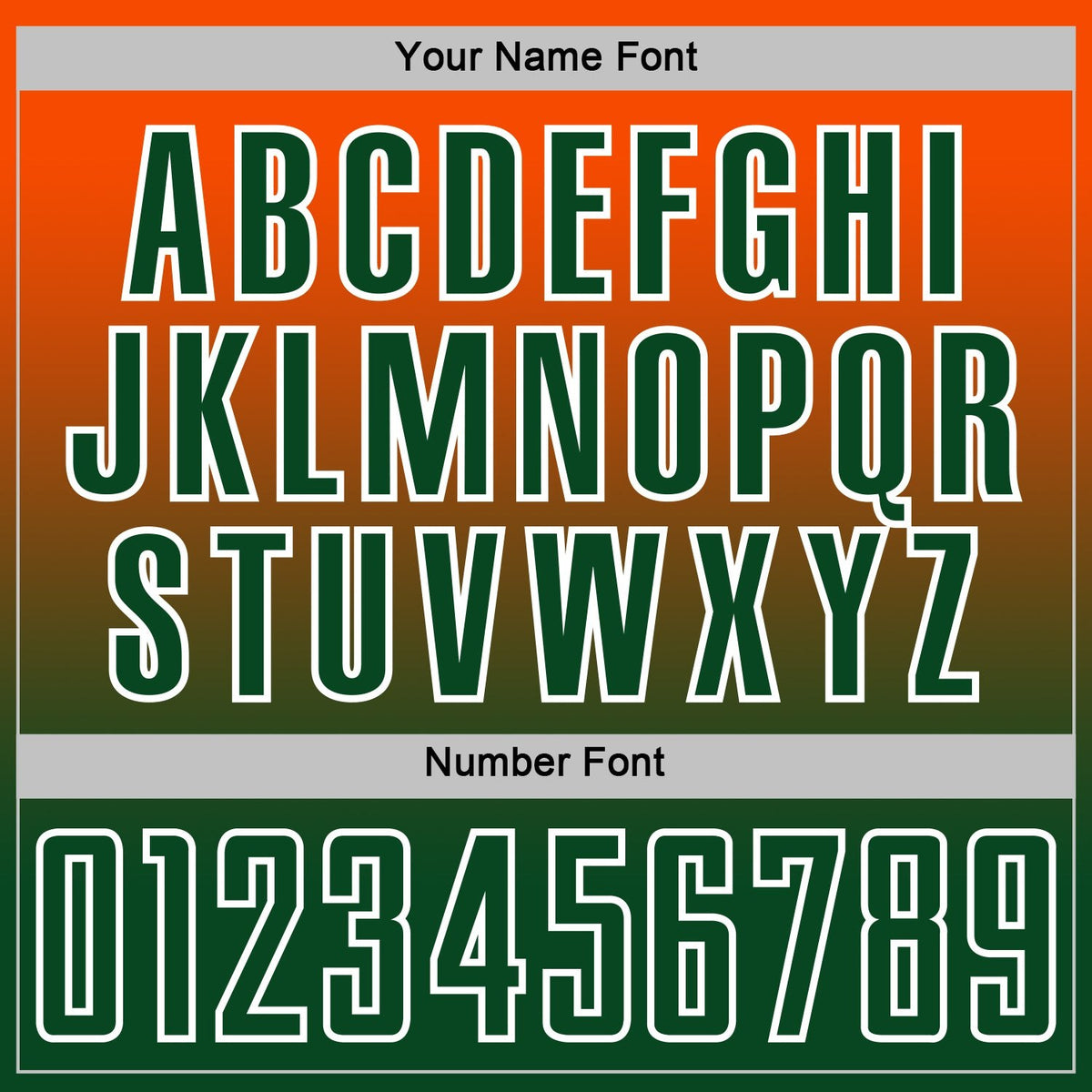 Custom Orange Green-White Fade Fashion Sublimation Soccer Uniform Jersey photo 5