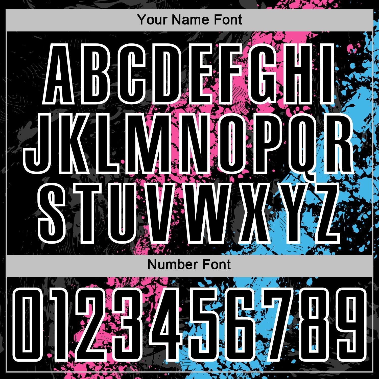 Custom Black White Pink-Sky Blue Dripping Splatter Cracked Texture Sublimation Soccer Uniform Jersey photo 5
