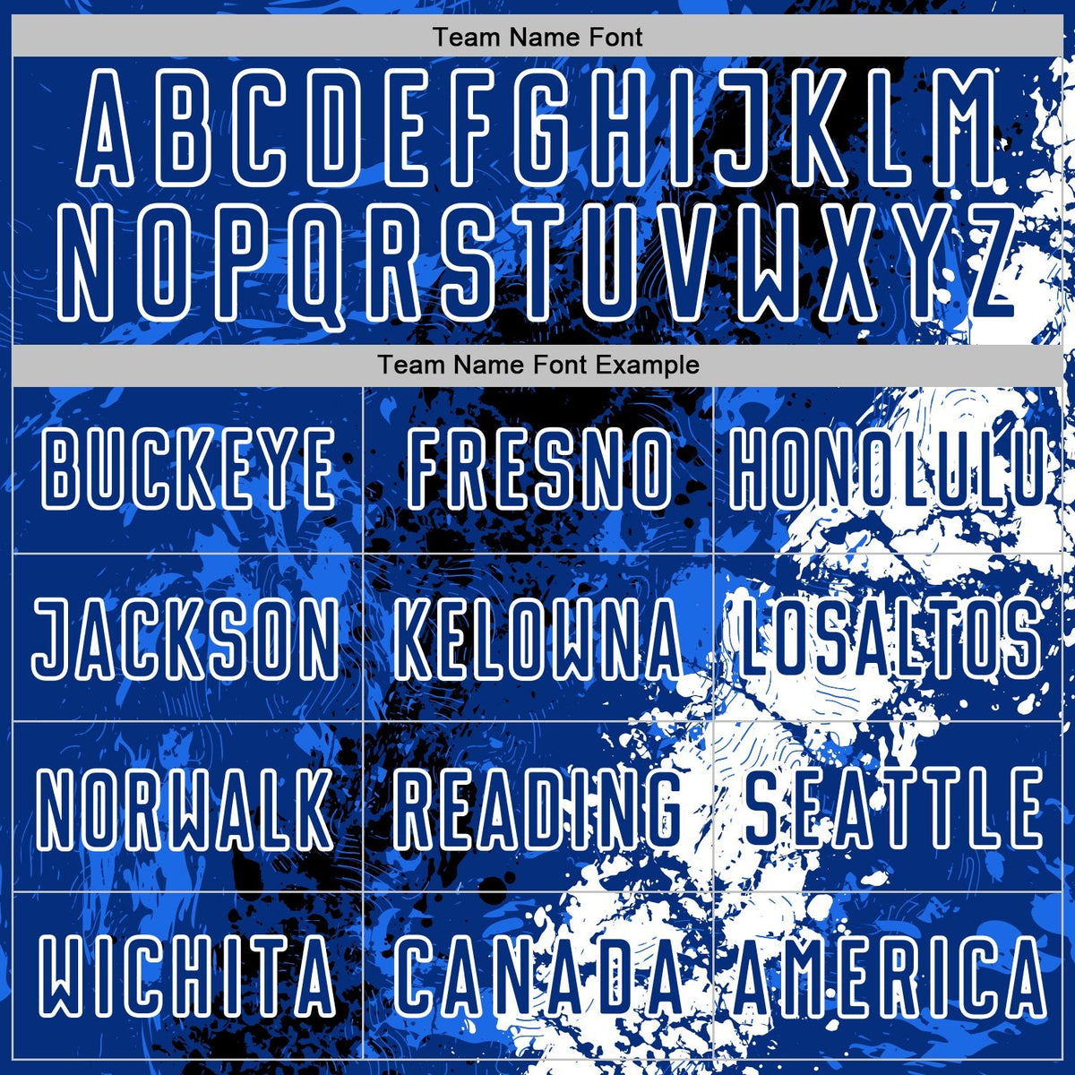 Custom Royal White-Black Dripping Splatter Cracked Texture Sublimation Soccer Uniform Jersey photo 4