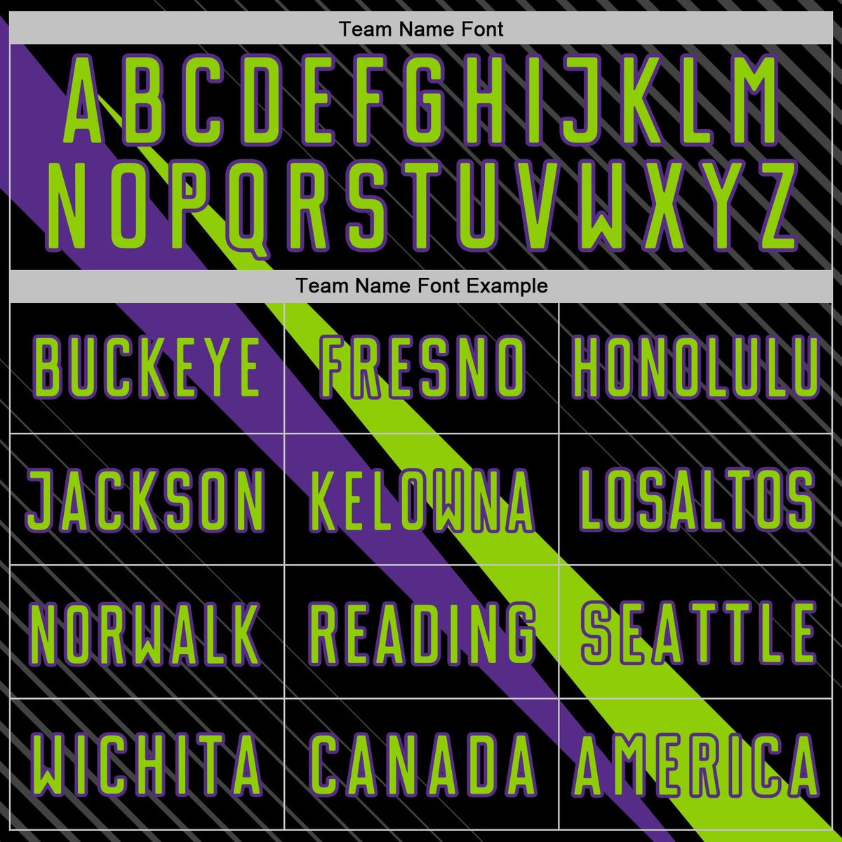 Custom Black Neon Green-Purple Diagonal Stripes Sports Sublimation Soccer Uniform Jersey photo 4
