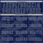 Custom Navy-Gray Curve Lines Sublimation Soccer Uniform Jersey photo 4