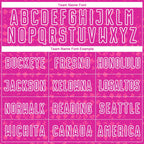 Custom Deep Pink White-Pink Digital Geometric Fragment Speckles Sublimation Soccer Uniform Jersey photo 4