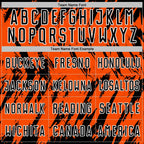 Custom Orange Black-White Splatter Torn Sharp Brush Stroke Sublimation Soccer Uniform Jersey photo 4