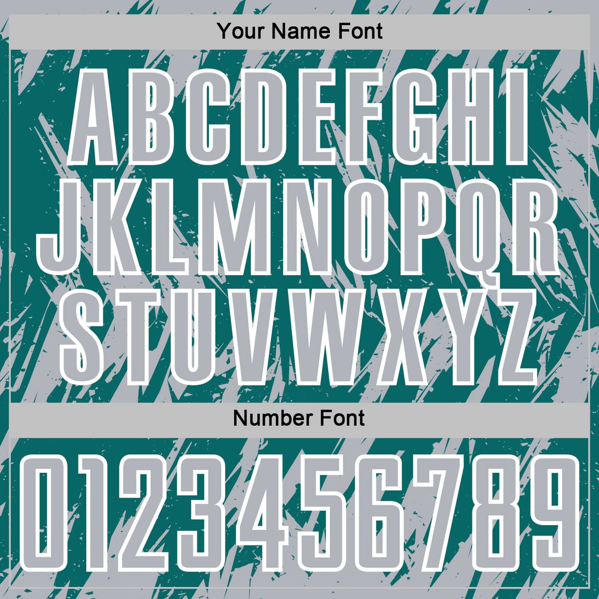 Custom Teal Gray-White Splatter Torn Sharp Brush Stroke Sublimation Soccer Uniform Jersey photo 5