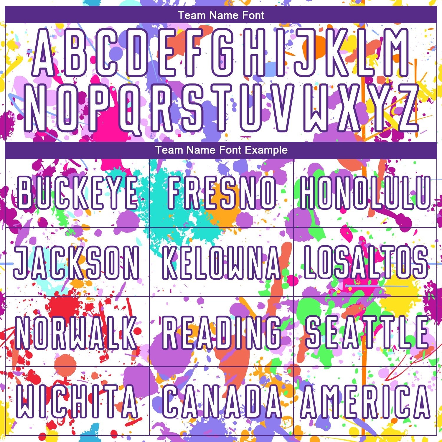 Custom Graffiti Pattern White-Purple Paint Splatter Sublimation Soccer Uniform Jersey photo 4