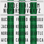 Custom White Black-Green Gradient Vertical Stripe Argentina Style Sublimation Soccer Uniform Jersey photo 4