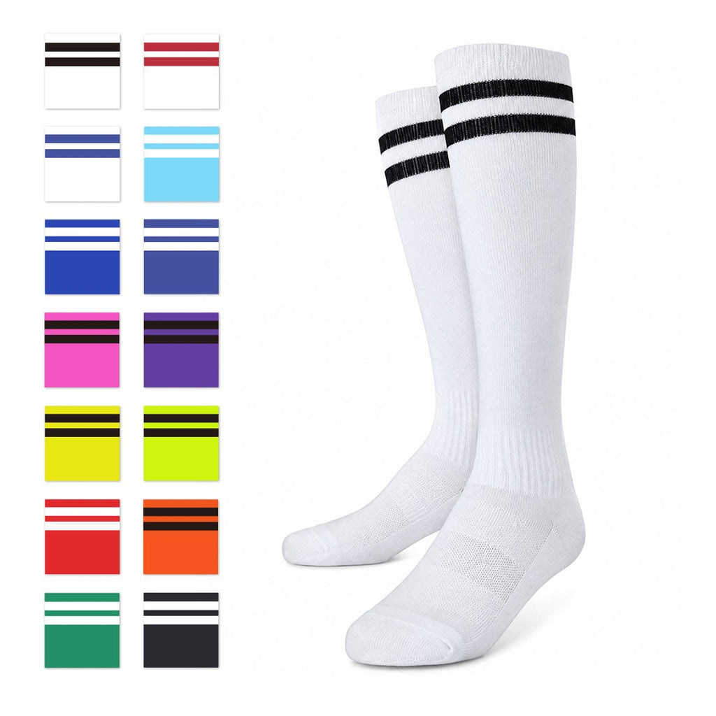 Classic Sports Athletic Breathable Unisex High-Top Soccer Socks photo 1