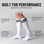 Classic Sports Athletic Breathable Unisex High-Top Soccer Socks photo 2