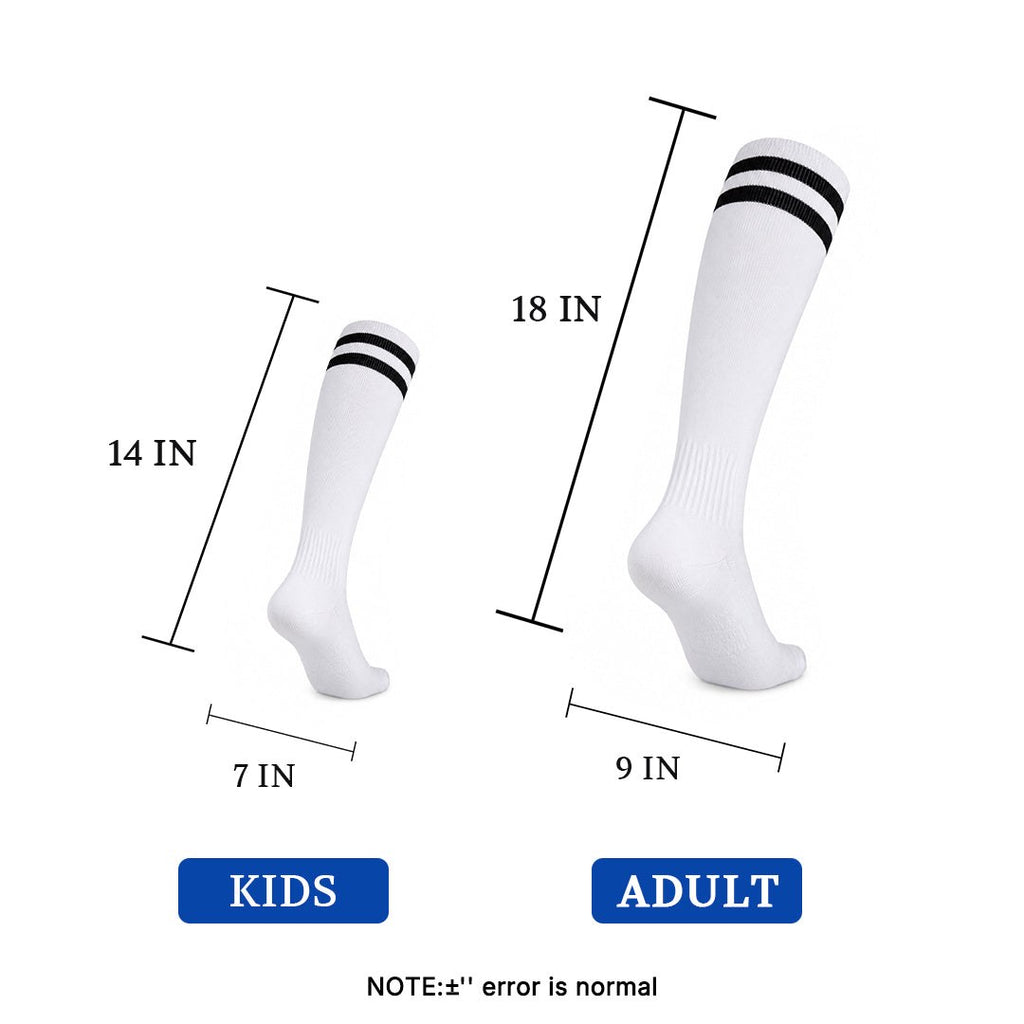 Classic Sports Athletic Breathable Unisex High-Top Soccer Socks photo 4