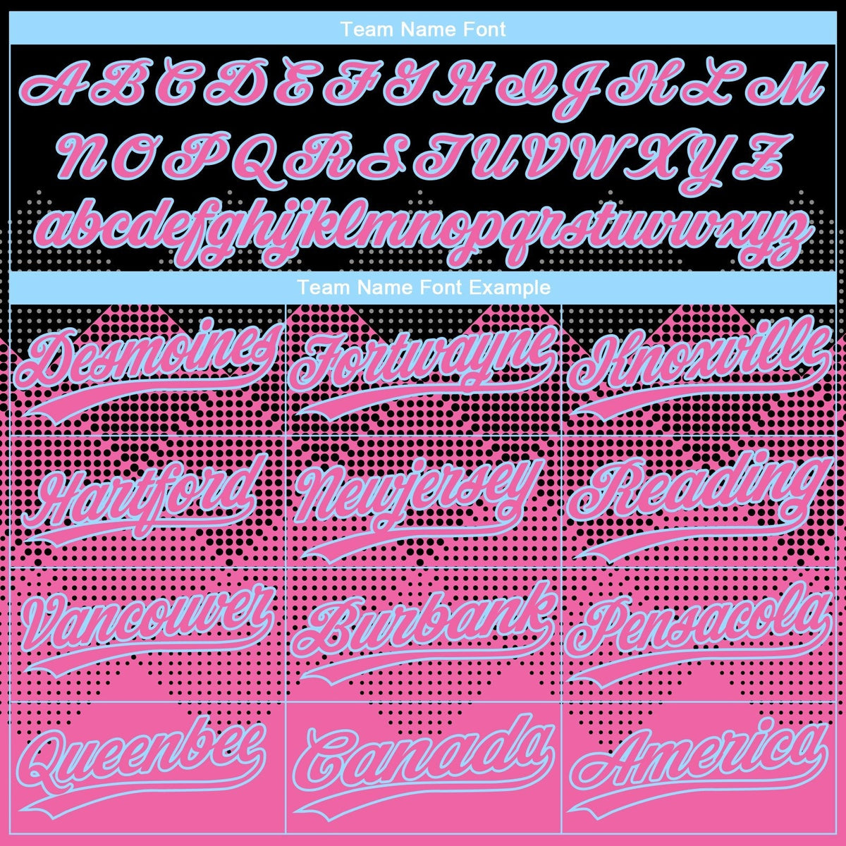 Custom Black Pink-Light Blue 3D Pattern Gradient Square Shapes Two-Button Unisex Softball Jersey photo 3
