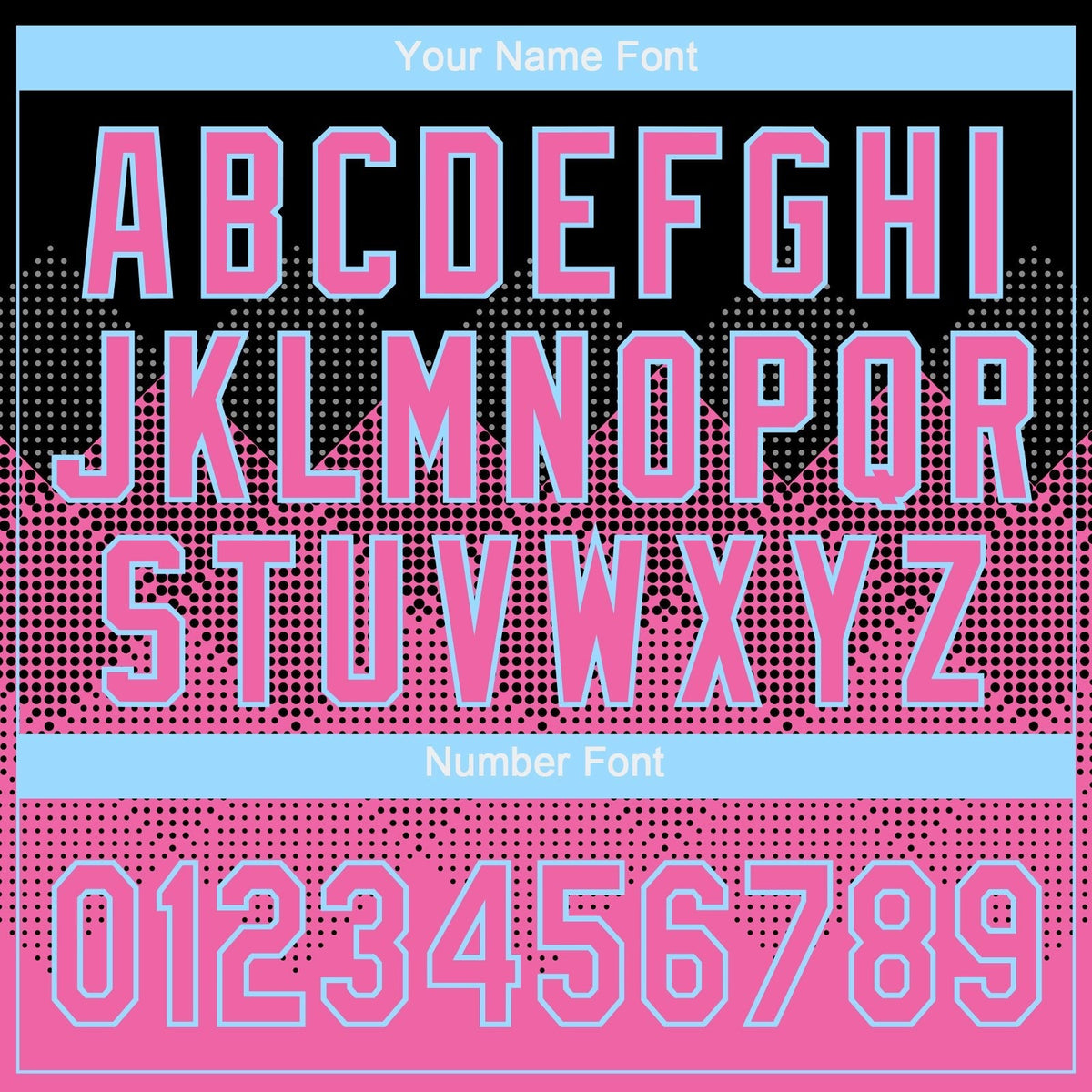 Custom Black Pink-Light Blue 3D Pattern Gradient Square Shapes Two-Button Unisex Softball Jersey photo 4