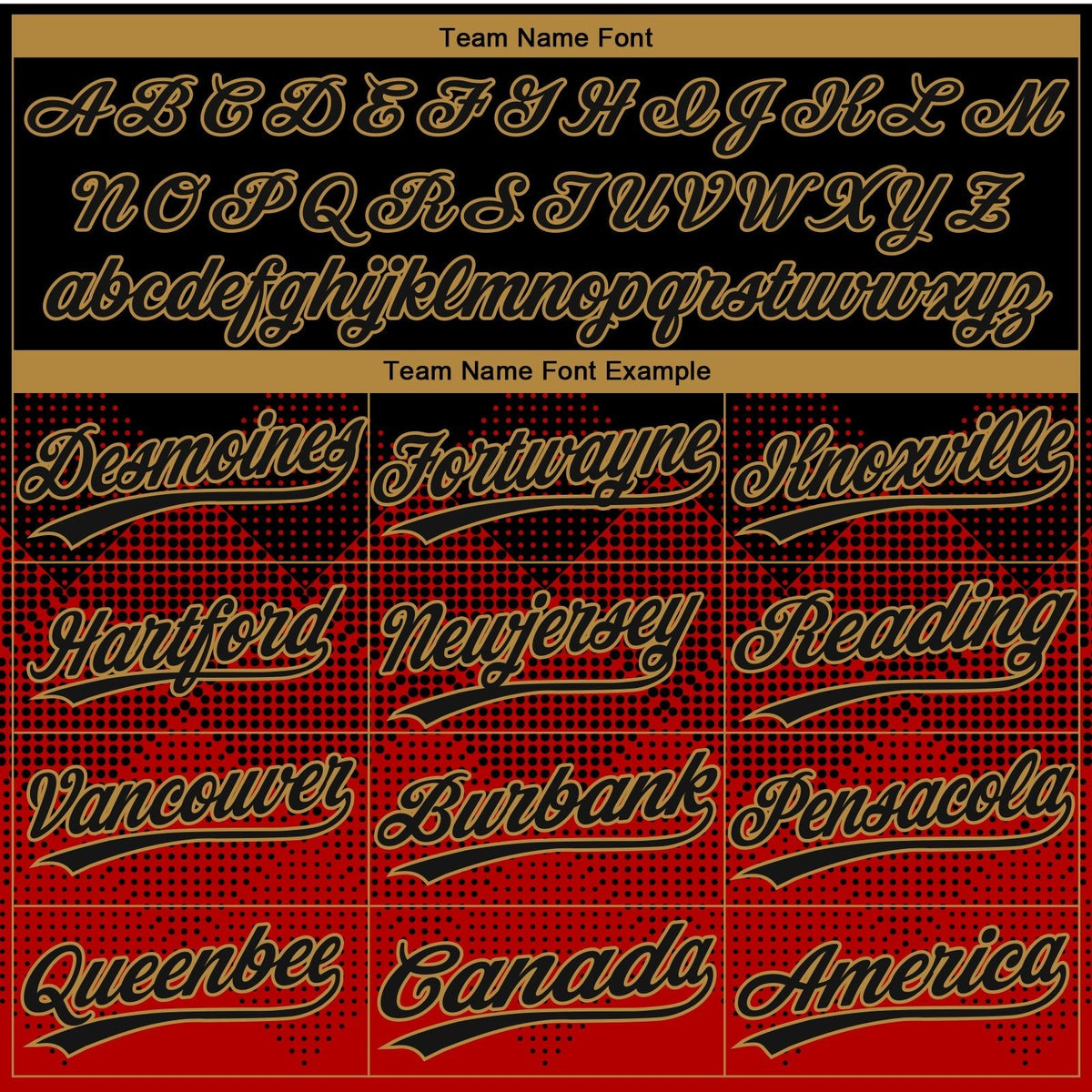 Custom Red Black-Old Gold 3D Pattern Gradient Square Shapes Two-Button Unisex Softball Jersey photo 3