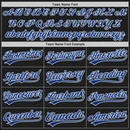 Custom Black Royal-White Two-Button Unisex Softball Jersey photo 4