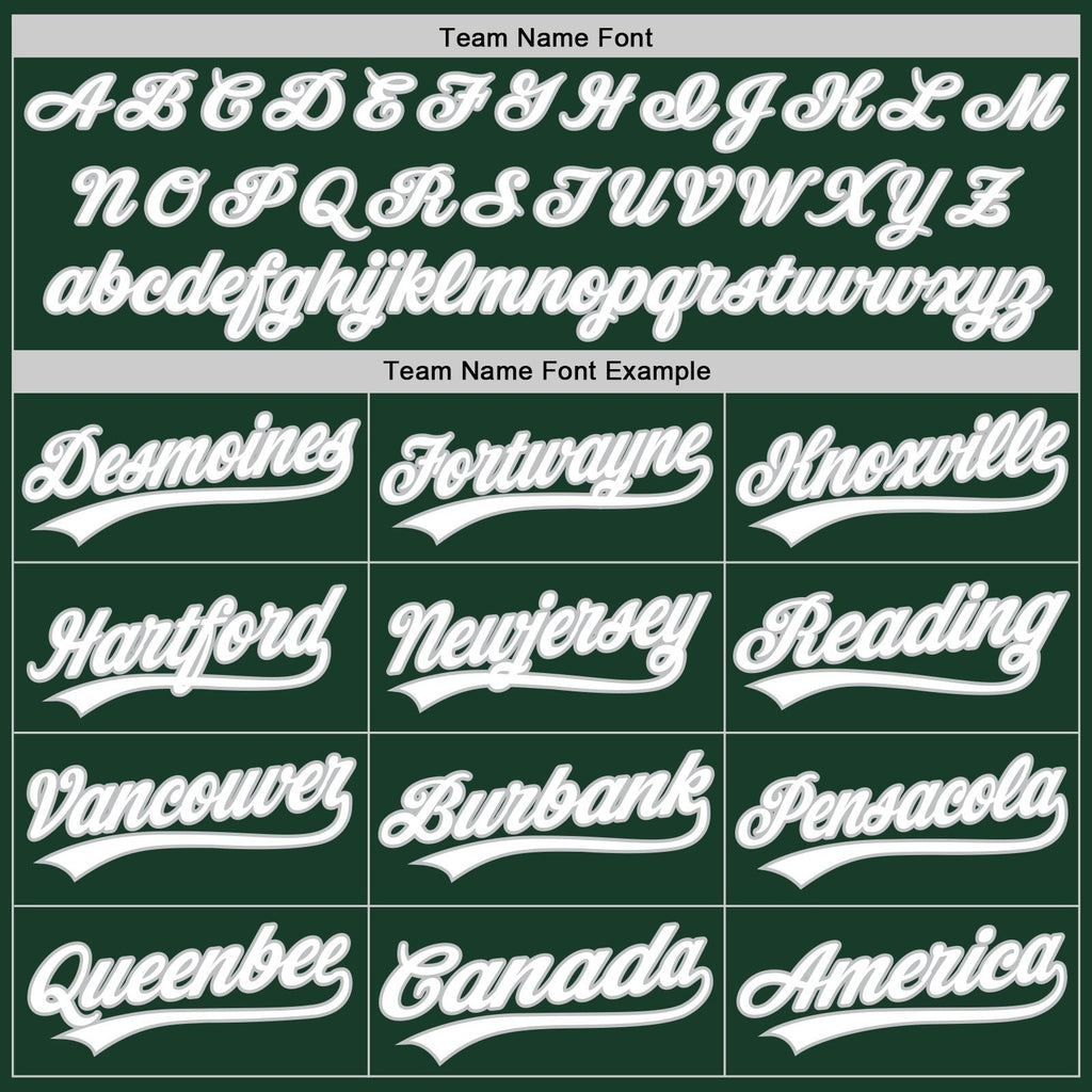 Custom Green White-Gray Two-Button Unisex Softball Jersey photo 3