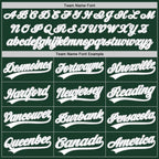 Custom Green White-Gray Two-Button Unisex Softball Jersey photo 3