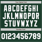 Custom Green White-Gray Two-Button Unisex Softball Jersey photo 4