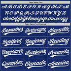 Custom Royal White Two-Button Unisex Softball Jersey photo 5
