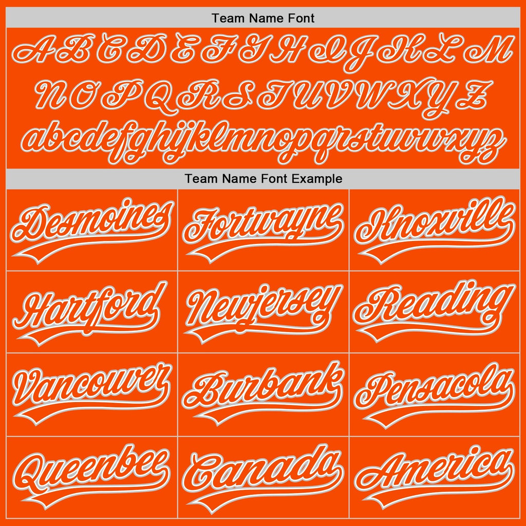 Custom Orange Orange-Gray Two-Button Unisex Softball Jersey photo 4