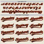 Custom Cream Black-Orange Two-Button Unisex Softball Jersey photo 3