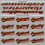 Custom Gray Black-Orange Two-Button Unisex Softball Jersey photo 3