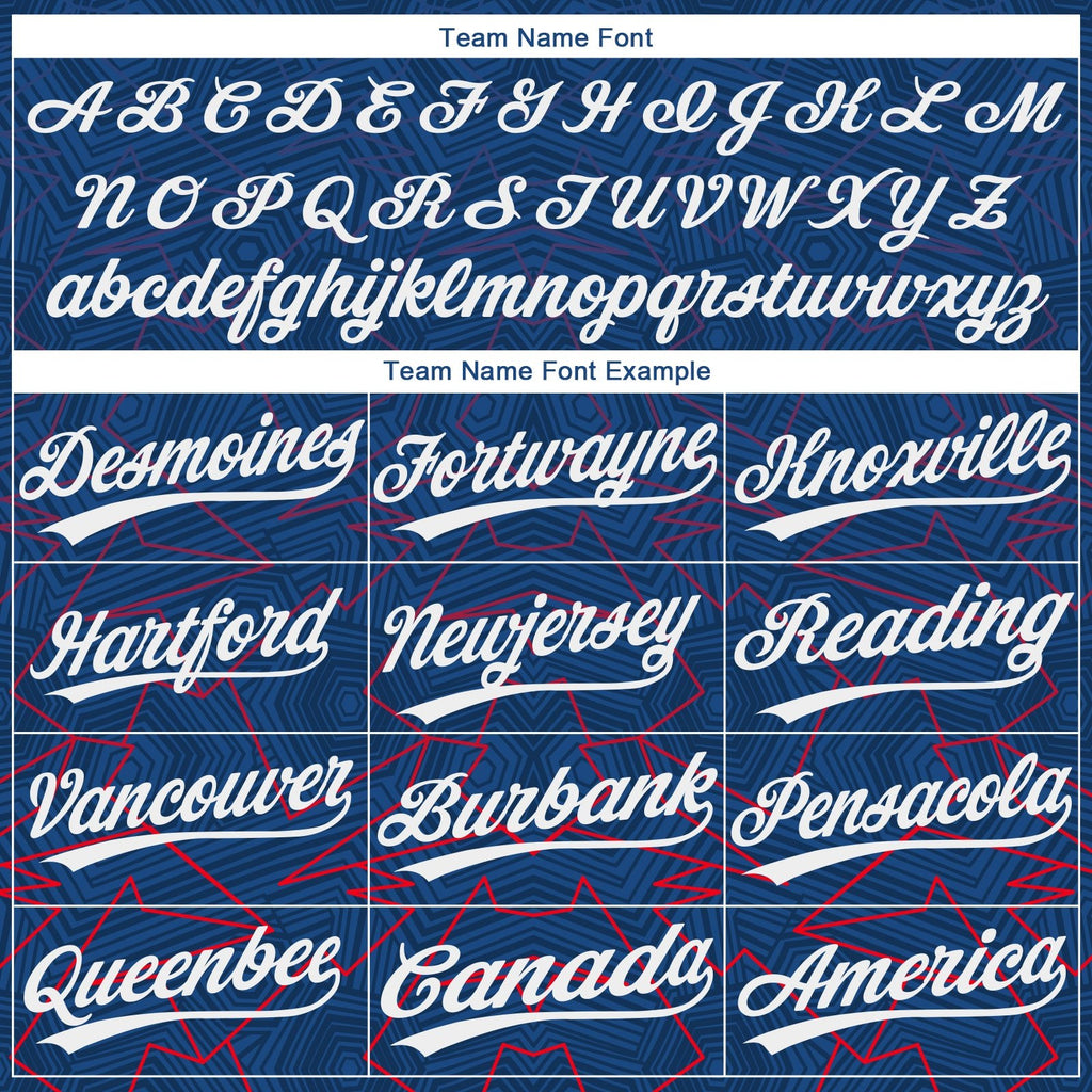 Custom US Navy Blue White-Red 3D Pattern Two-Button Unisex Softball Jersey photo 4