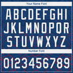 Custom US Navy Blue White-Red 3D Pattern Two-Button Unisex Softball Jersey photo 5