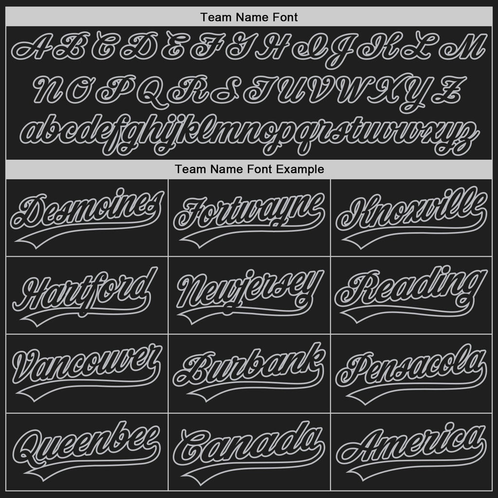 Custom Black Black-Gray Two-Button Unisex Softball Jersey photo 4