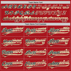 Custom Red Vintage USA Flag-City Cream Two-Button Unisex Softball Jersey photo 4