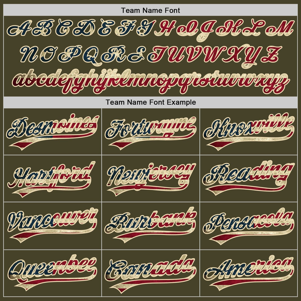 Custom Olive Vintage USA Flag-City Cream Salute To Service Two-Button Unisex Softball Jersey photo 5