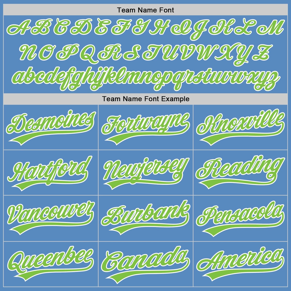 Custom Powder Blue Neon Green-White Two-Button Unisex Softball Jersey photo 4