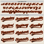 Custom Cream Black-Orange Two-Button Unisex Softball Jersey photo 3