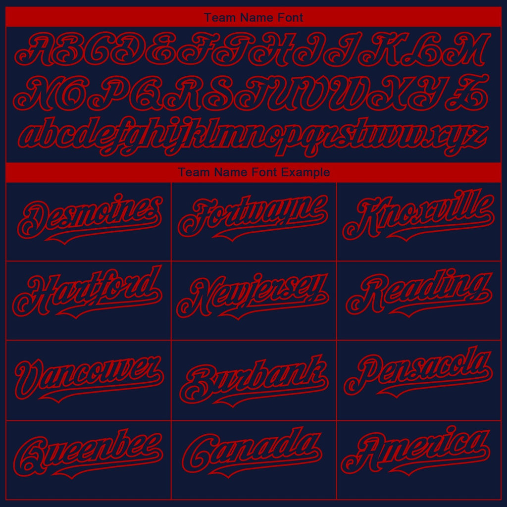 Custom Navy Red-White 3D American Flag Fashion Two-Button Unisex Softball Jersey photo 4