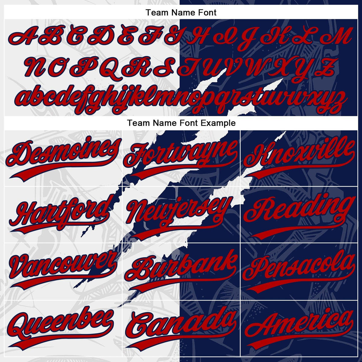 Custom Graffiti Pattern Red-Navy 3D Two-Button Unisex Softball Jersey photo 4