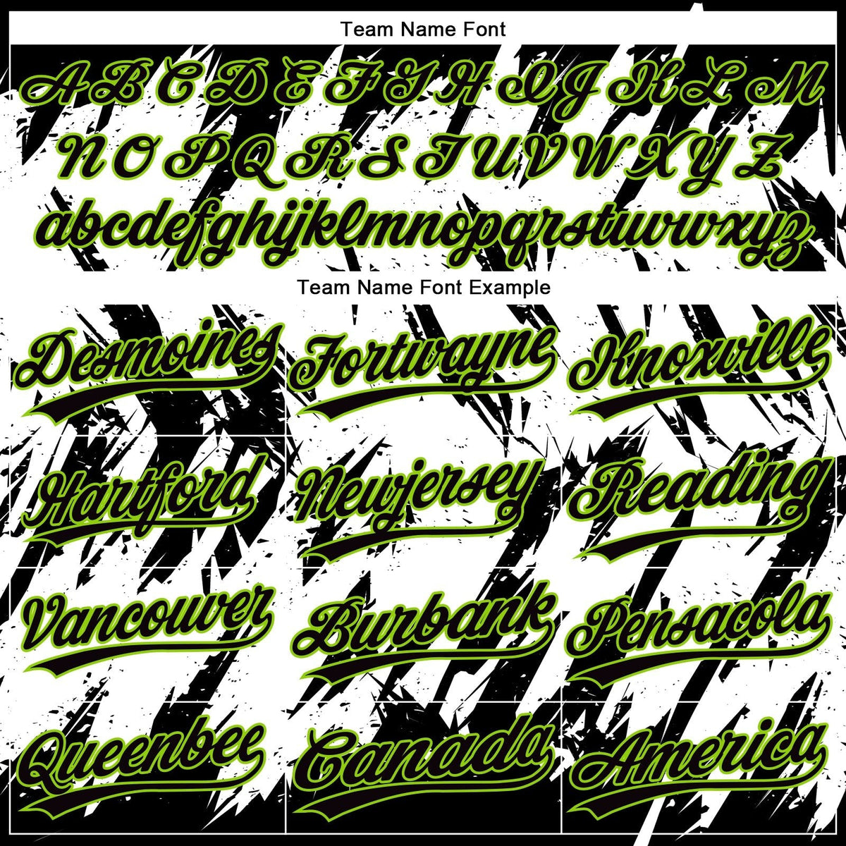 Custom Black Neon Green-White 3D Pattern Abstract Sharp Shape Two-Button Unisex Softball Jersey photo 3