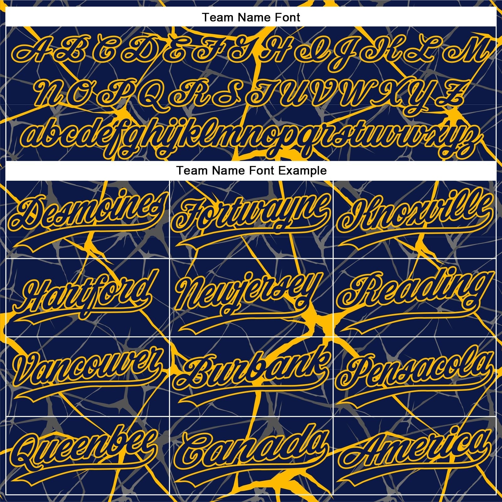 Custom Navy Gold 3D Pattern Abstract Network Two-Button Unisex Softball Jersey photo 4