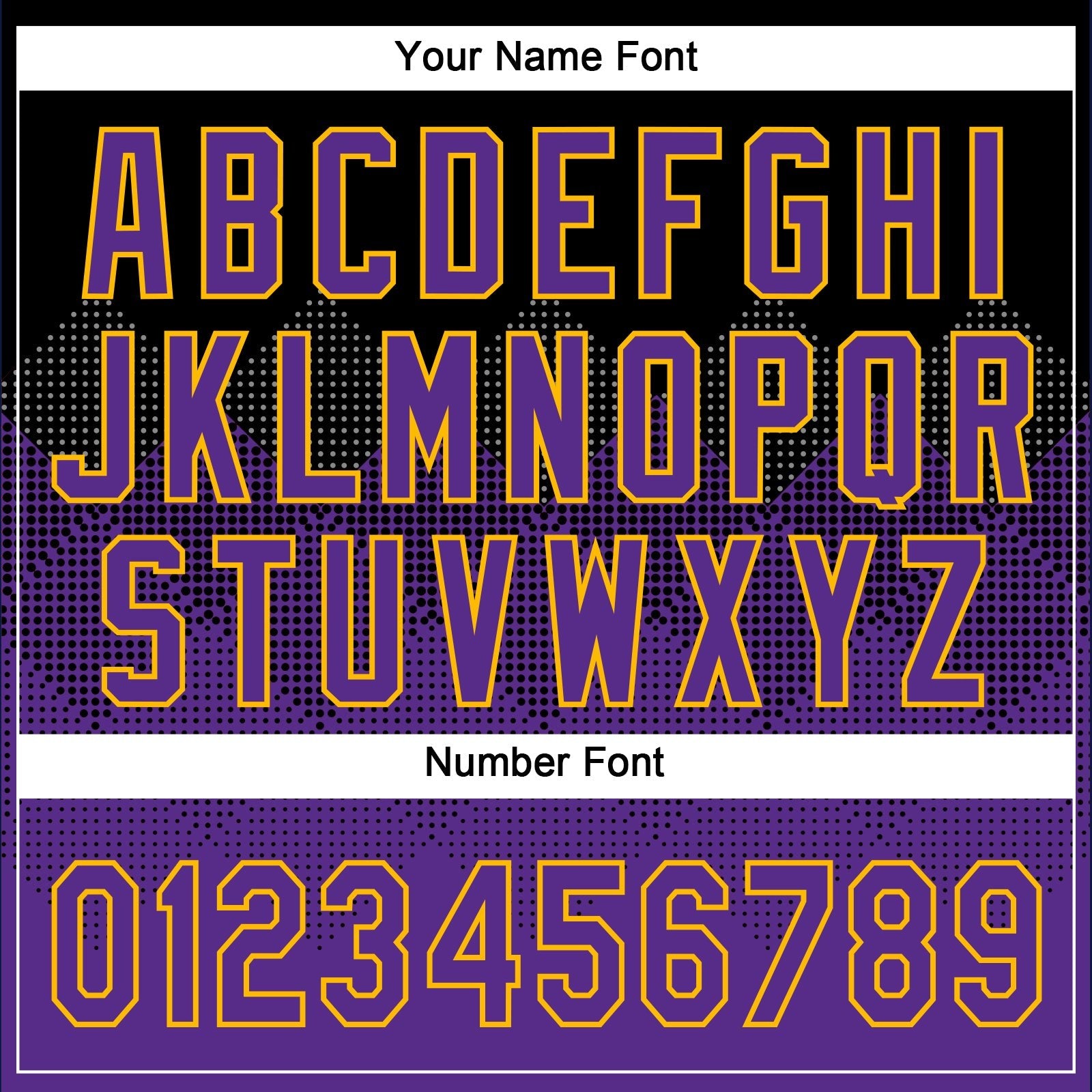 Custom Black Purple-Gold 3D Pattern Gradient Square Shapes Two-Button Unisex Softball Jersey photo 5