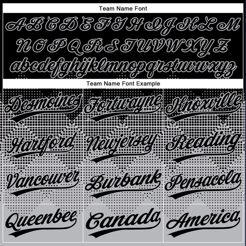 Custom Black Gray 3D Pattern Gradient Square Shapes Two-Button Unisex Softball Jersey photo 5
