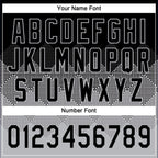 Custom Black Gray 3D Pattern Gradient Square Shapes Two-Button Unisex Softball Jersey photo 6
