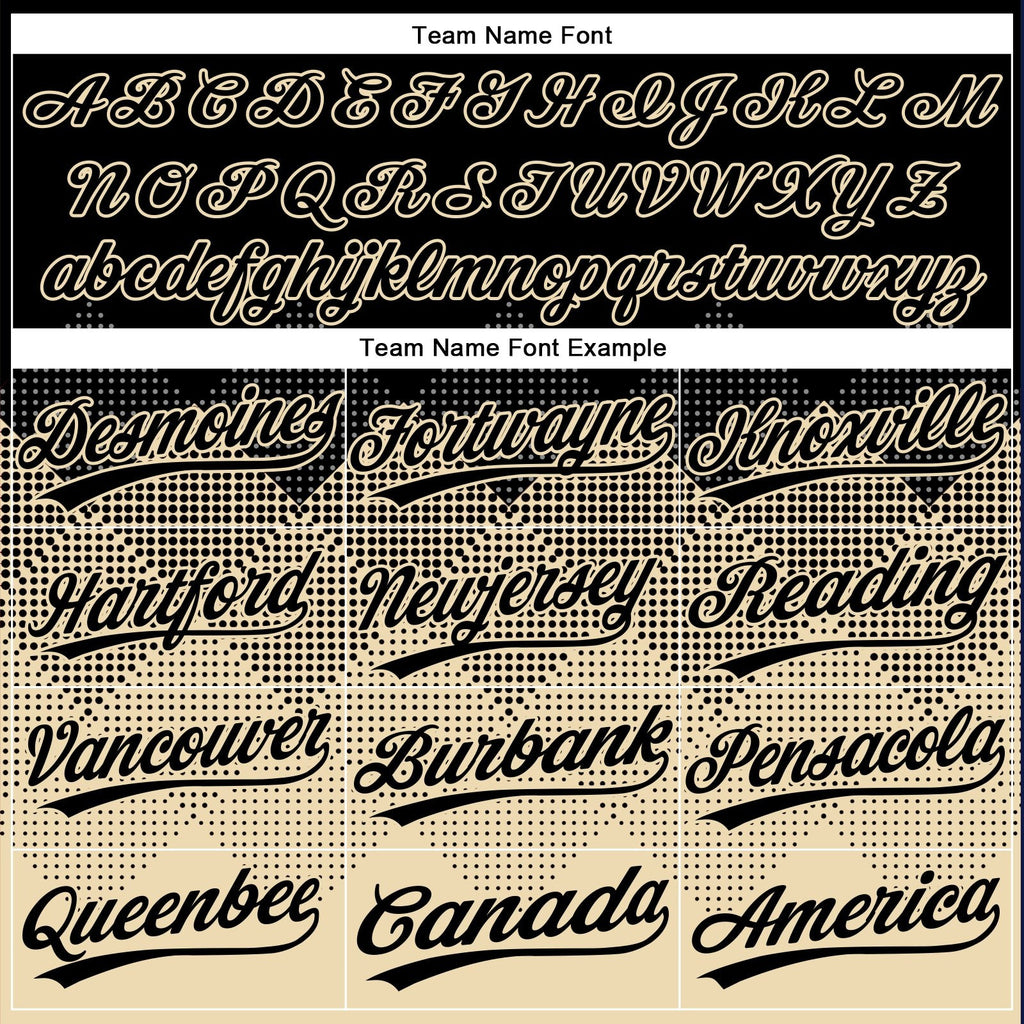 Custom Black Cream 3D Pattern Gradient Square Shapes Two-Button Unisex Softball Jersey photo 4